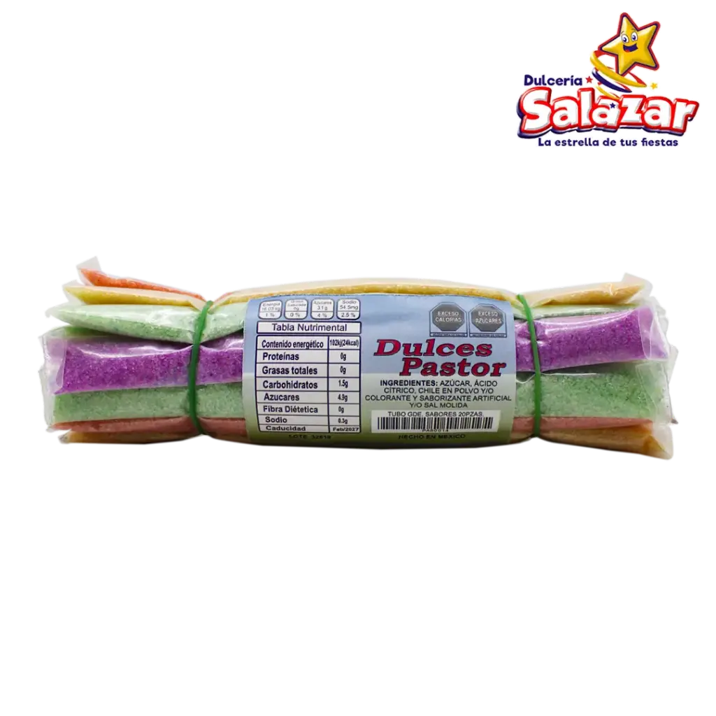 [PAS0014] TUBO GRANDE SABORES PASTOR -A.20PZA- "C/30/1"