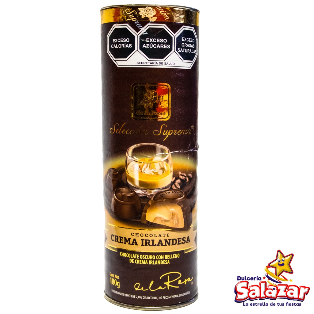 [ROS0493] TUBO SELECCION SUPREMA CREMA IRLANDESA D -BOT.180G- "C/10/1"