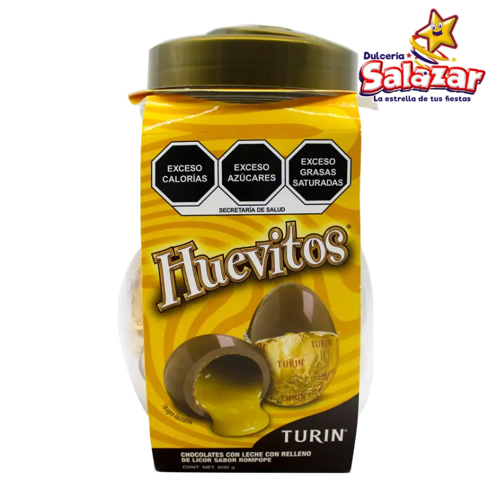 TURIN HUEVITOS ROMPOPE -V.600G- "C/5/30"