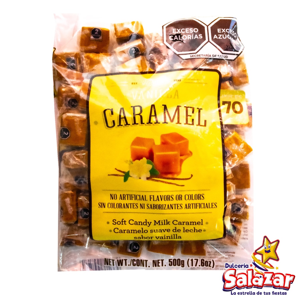 CHICLOSO VAINILLA CARAMEL MONTES -B.500G- "C/20/70"