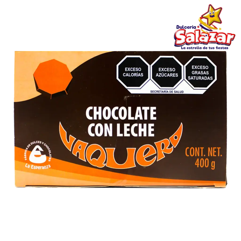 [ESP0011] VAQUERO CHOCOLATE LA ESPERANZA -D.400G- "C/25/200"