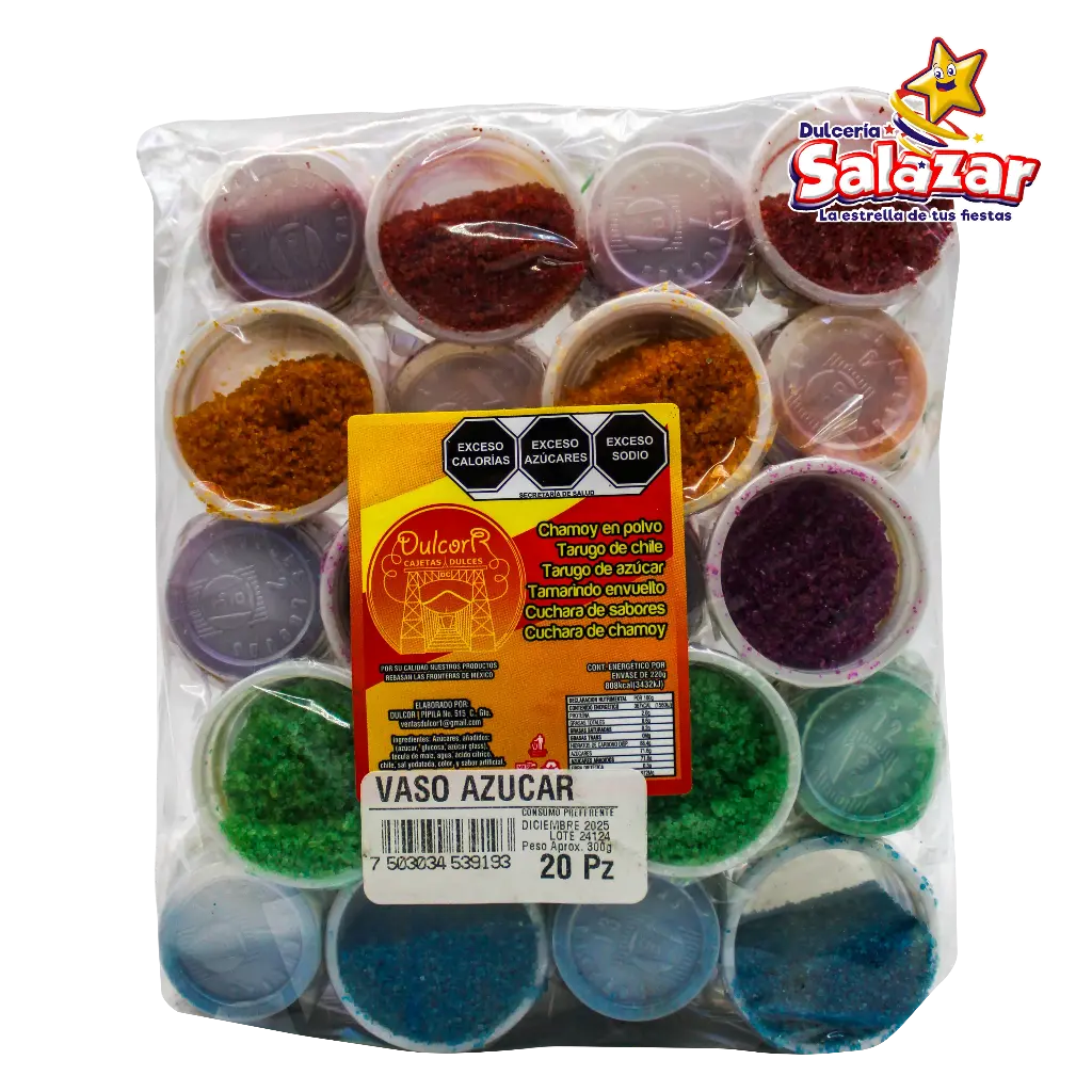 VASO AZUCAR CORTAZAR -B.300G- "C/25/20"