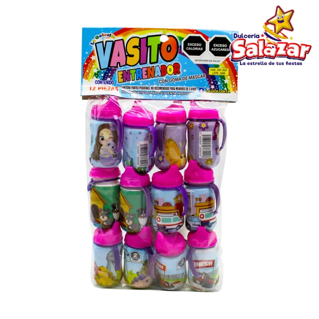 VASO ENTRENADOR LA GOLOSITA -B.12PZA- "C/24/12"