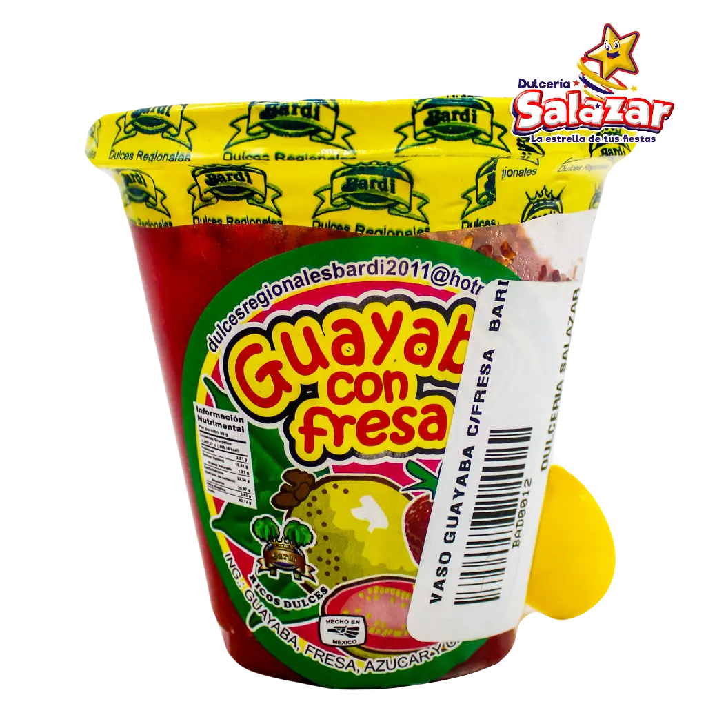 VASO GUAYABA CON FRESA BARDI "C/30/1"