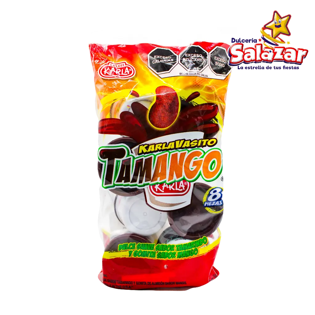 VASO KARLA TAMANGO C/GOMITA -B.1.2KG- "C/16/8"