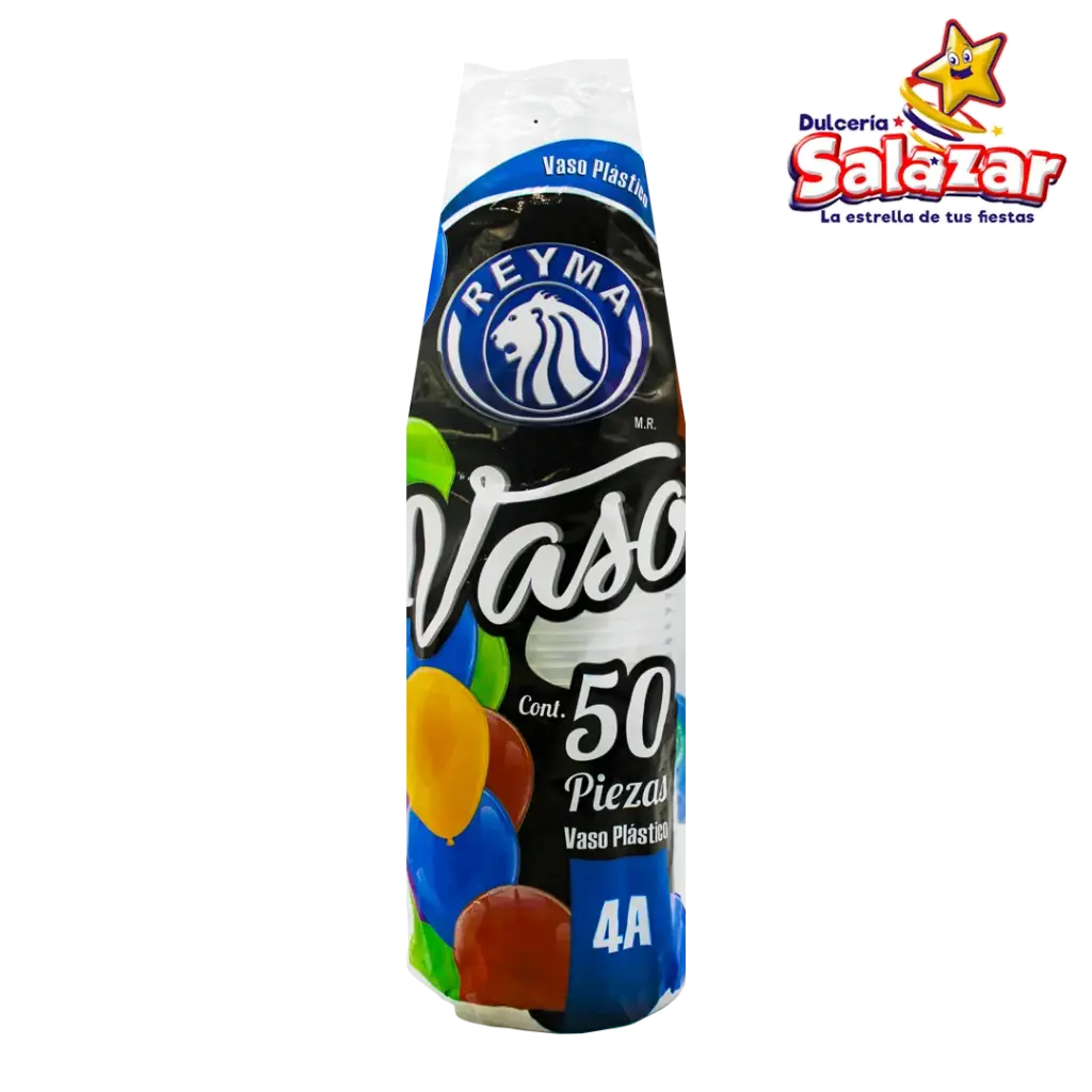 VASO POLIPRO No. 4 ANCHO REYMA VP4A -B.50PZA- "C/20/50"