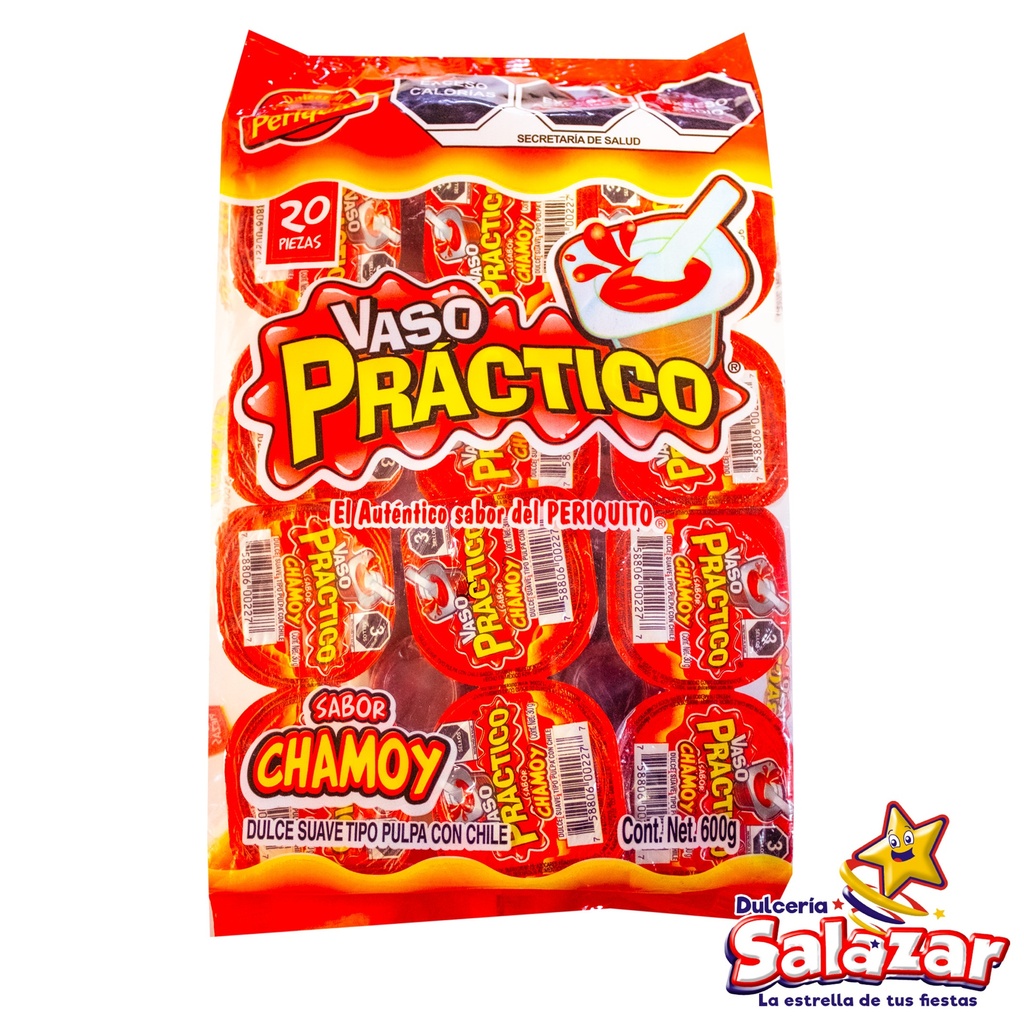 VASO PRACTICO CHAMOY PORTICO -B.600G- "C/24/20"