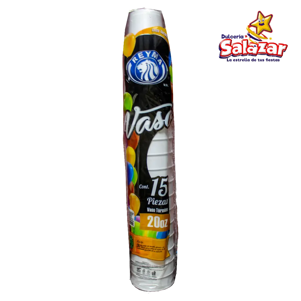 VASO TERMICO No. 20 REYMA VT20 -B.15PZA- "C/20/15"