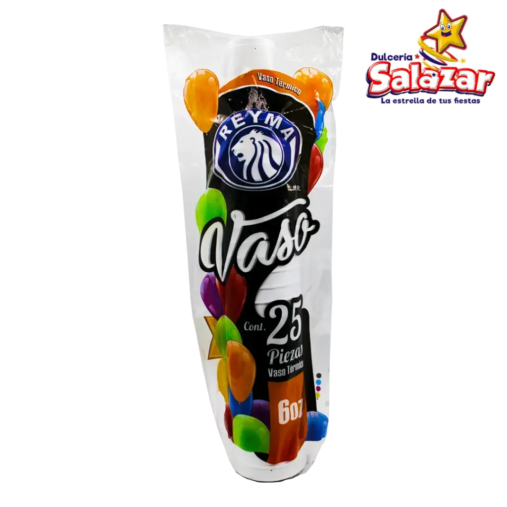 VASO TERMICO No. 6 REYMA VT6 -B.25PZA- "C/40/25"