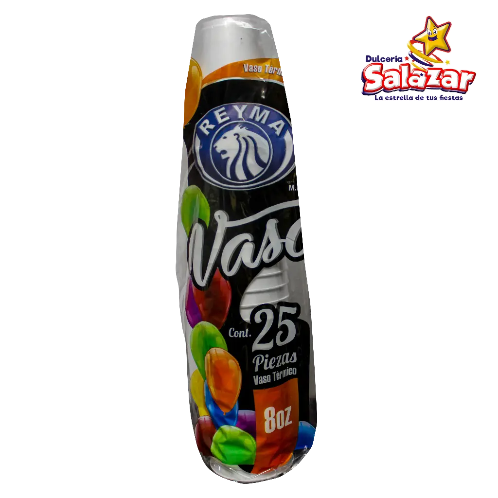 VASO TERMICO No. 8 REYMA VT8 -B.25PZA- "C/40/25"