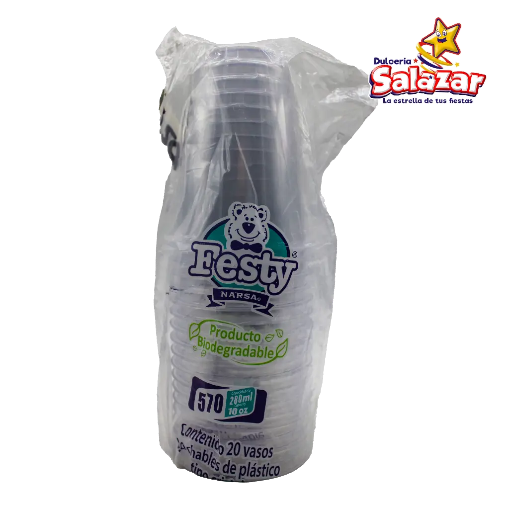 [FESTY0004] VASO CRISTAL 530 #7 FESTY/NARSA -B.10P- "C/50/20"
