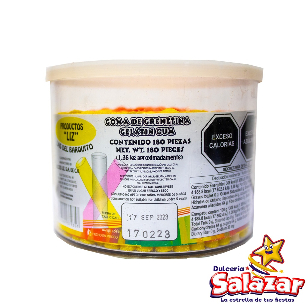 [DES0019] VELA GDE DE LECHE LIZ -V.1.36KG- "C/12/180"
