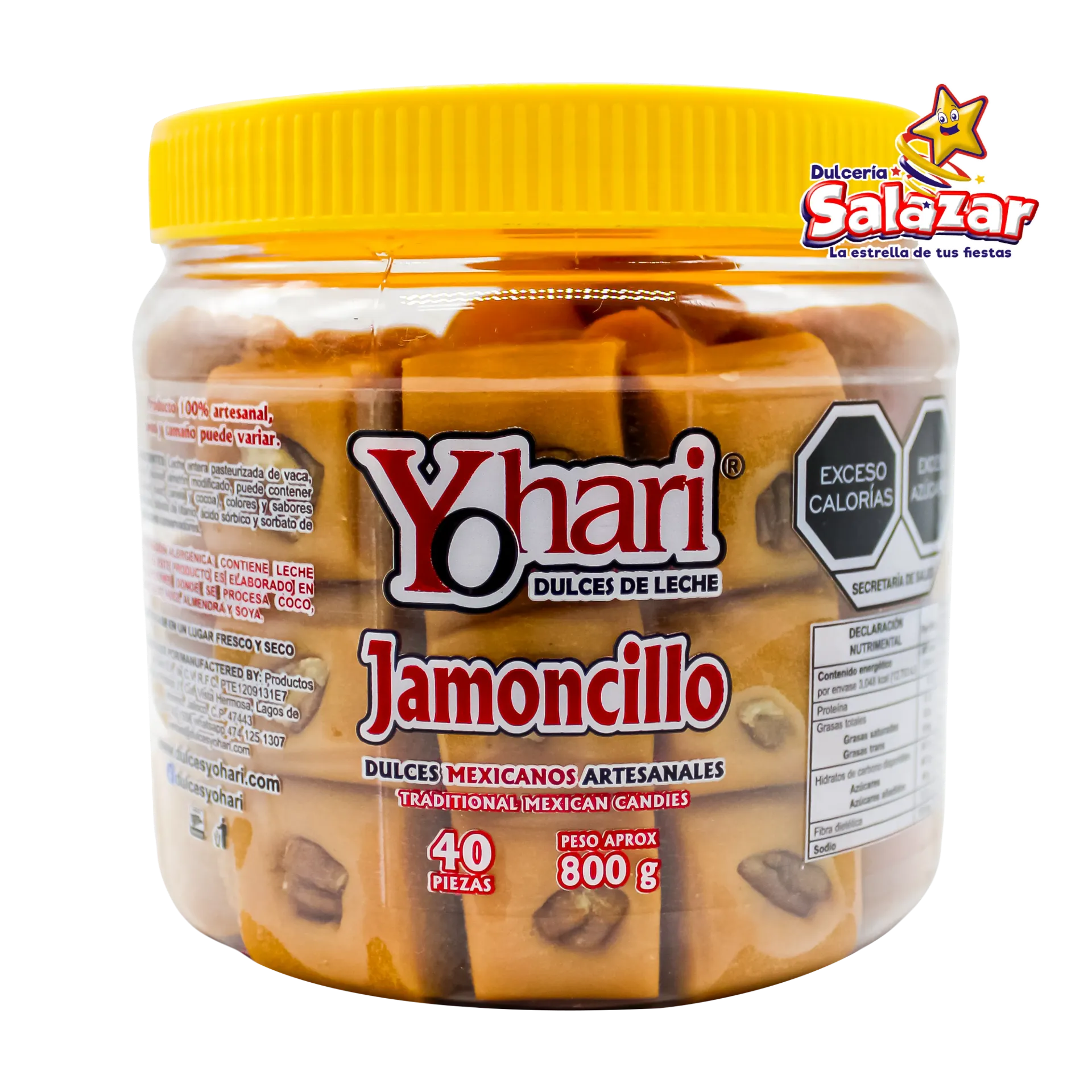 VITROLERO TROZO NUEZ YOHARI -V.40PZA-   "C/8/1"