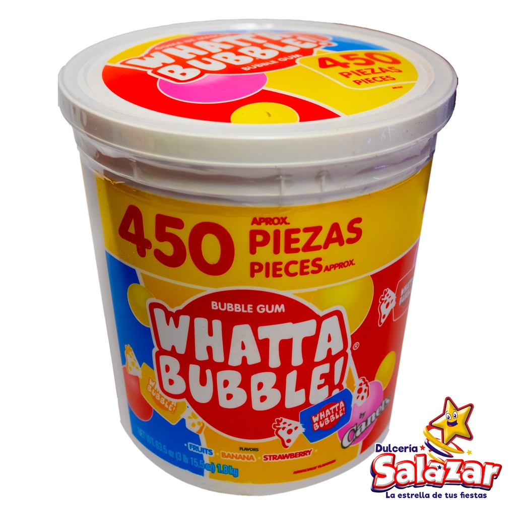 [CAN0033] WHATTABUBBLE MIX -CUB.1.8KG- "C/6/450"