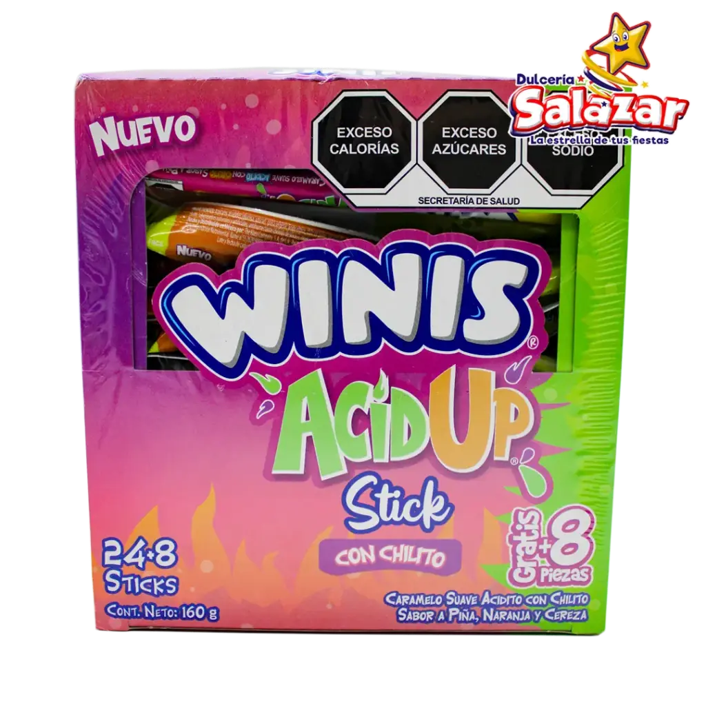 WINIS ACID UP STICK CON CHILITO -D.160G.- "C/24/24+8"