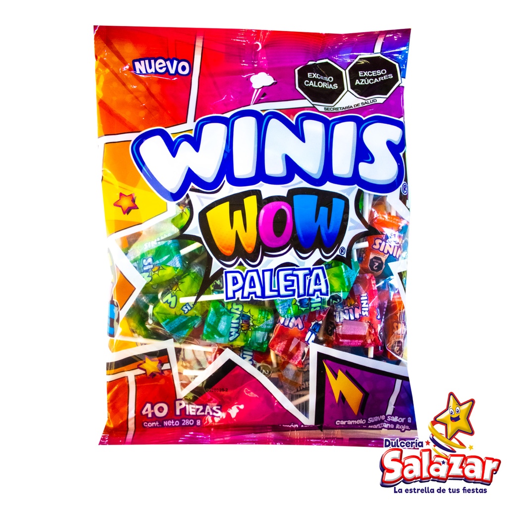 PALETA WINIS WOW -B.280G- "C/24/40"
