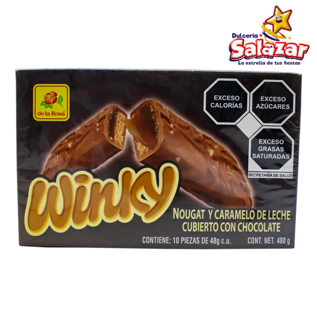 [ROS0180] WINKY BARRA CHOCOLATE DLR -D.560GR- "C/20/10"