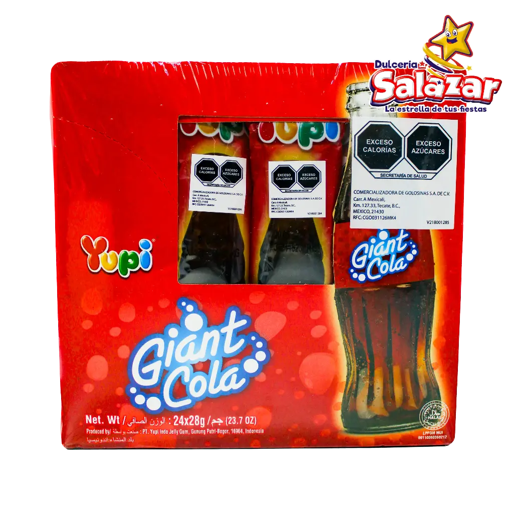 [CONFI0024] YUPI COCA GIGANTE -D.672G.- "C/8/24"