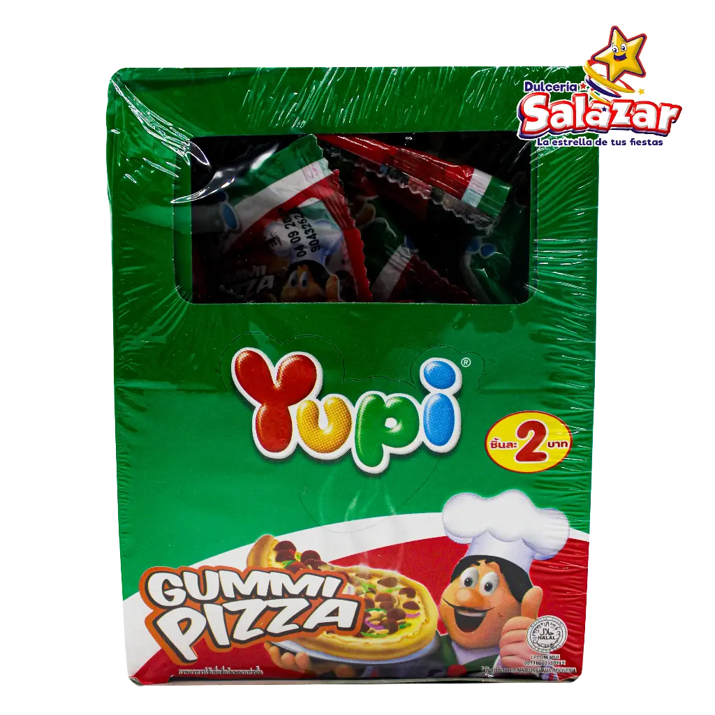 [CONFI0008] YUPI GUMMY PIZZA -D.192GR- "C/12/24"