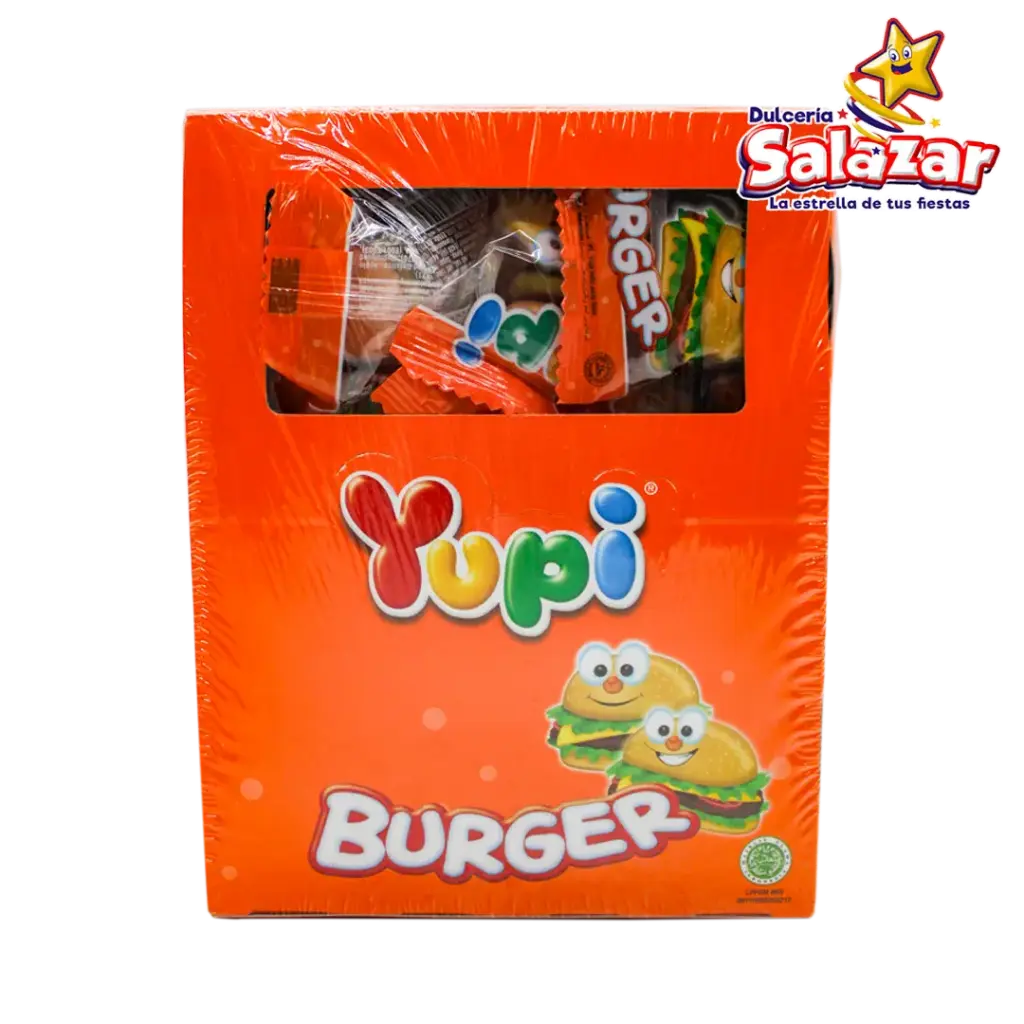 YUPI GUMYY BURGER -D.168G- "C/12/24"