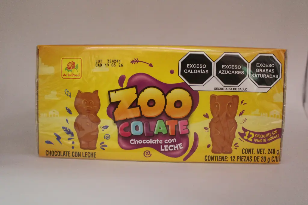 [ROS0561] CHOCOLATE ZOOCOLATE DE LA ROSA -D.240GR -"C/20/12"