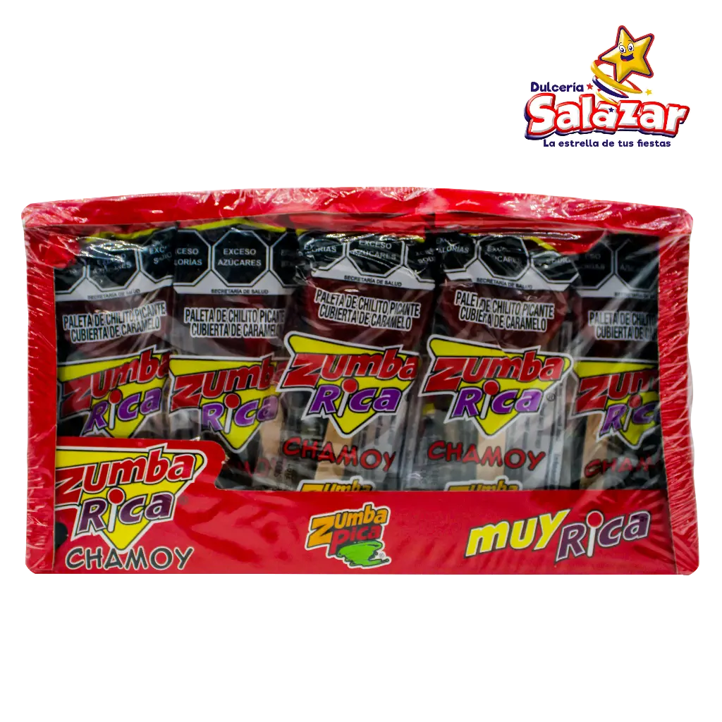 [ZUM0005] PALETA ZUMBA RICA CHAMOY -D.264G- "C/24/12"