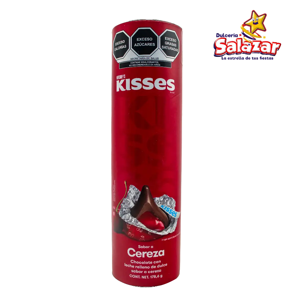 [HER0335] KISSES TUBO CEREZA HERSHEY´S -D.178.6GR- "C/6/178.6"