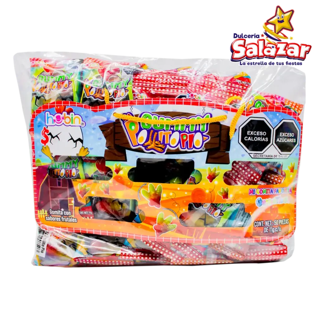 GUMMY POLLITO PIO HUBIN -B.550G.- "C/10/50"