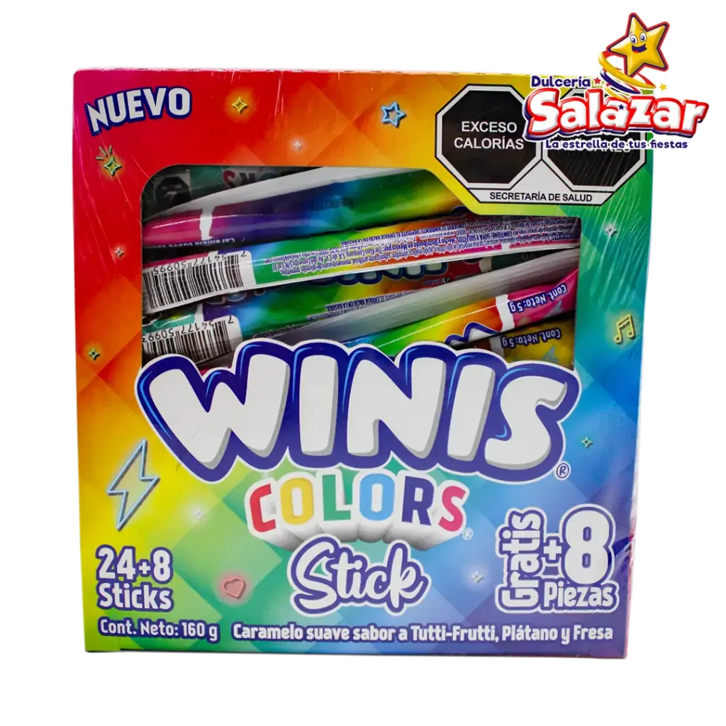 [CON0114] WINIS COLORS STICK -D.160GR- "C/24/24+8"