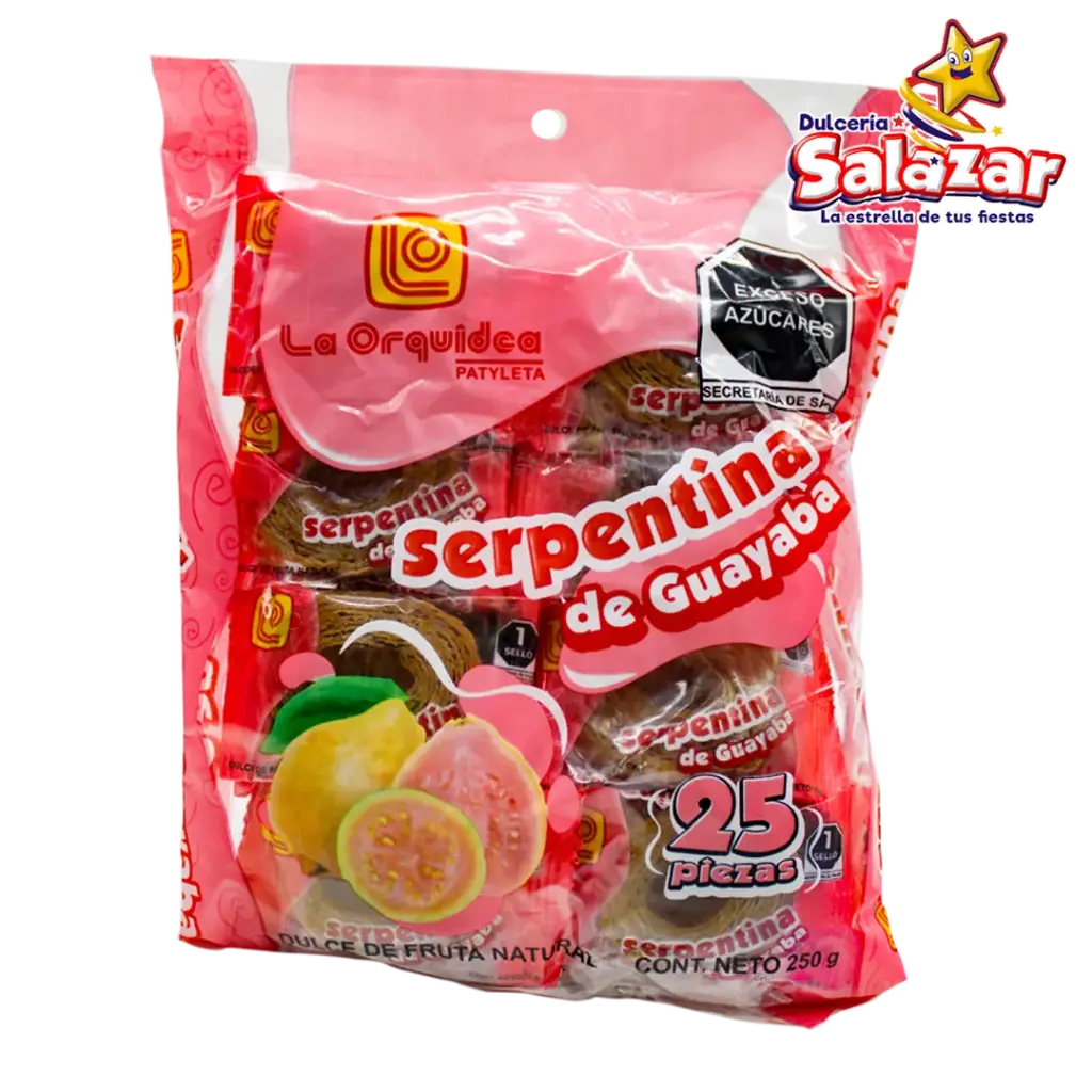 [PAT0013] TAMARINDO SERPENTINA DE GUAYABA PATYLETA -B.250G.- "C/36/25"