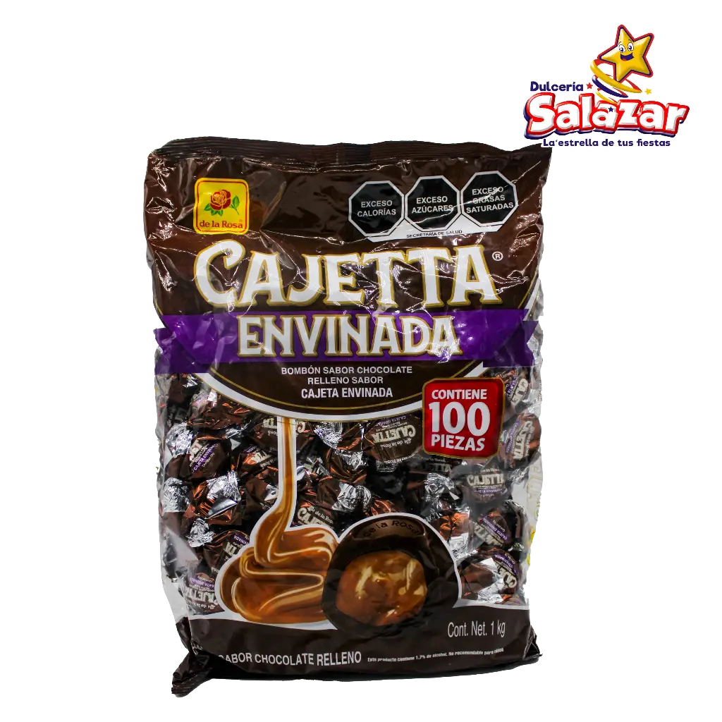 [ROS0574] CHOCOLATE RELLENO CAJETA DLR -B.1KG- "C/10/1"