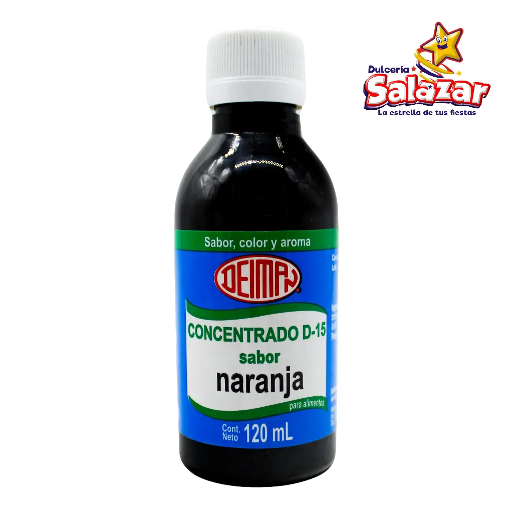 CONCENTRADO NARANJA DEIMAN -BOT.120ML- "C/10/1"