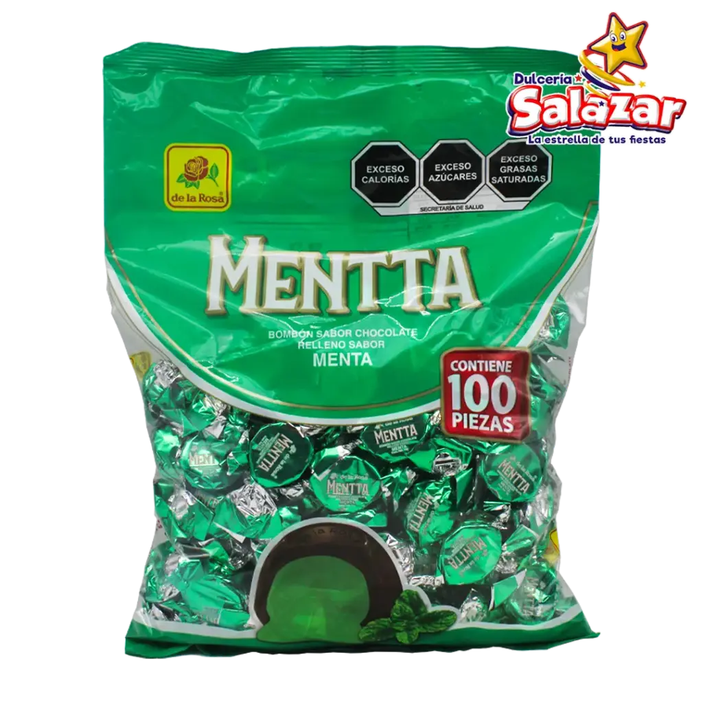 [ROS0577] CHOCOLATE RELLENO MENTA DLR -B.-1KG.- "C/10/100"