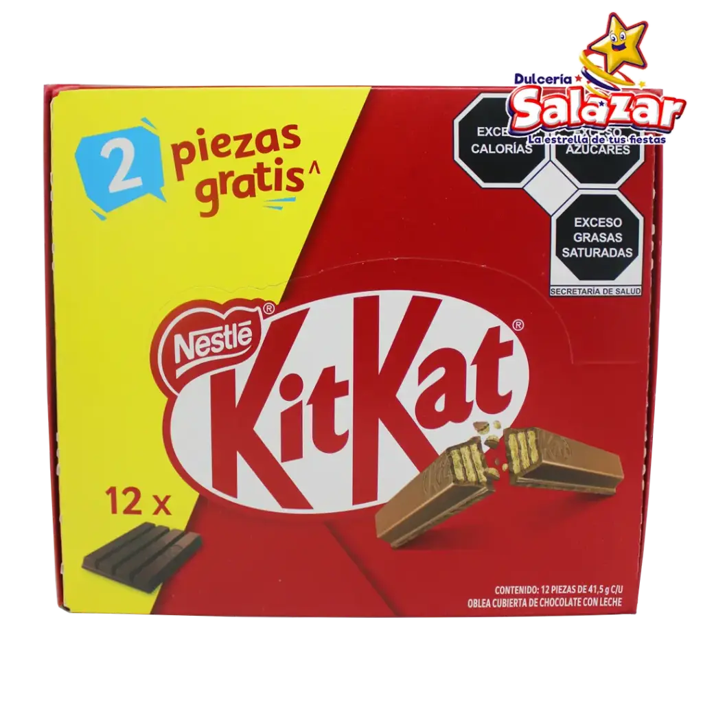 [NES0108] KITKAT CHOCOLATE  41.5GR -D.498GR.- "C/24/12+2"