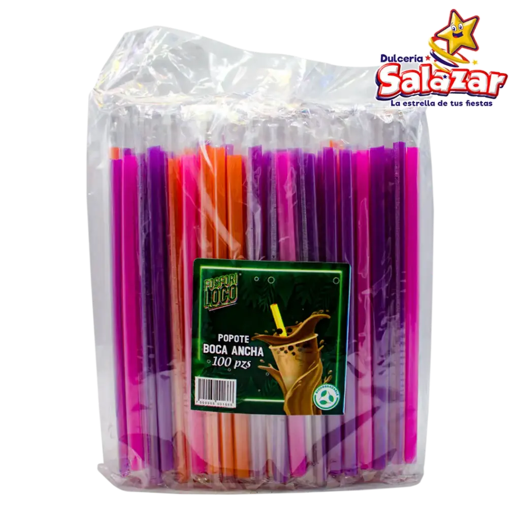 POPOTE FOSFORI LOCO ESTUCHADO BOCA ANCHA FFPO006 -D.100PZ- "C/12/100"