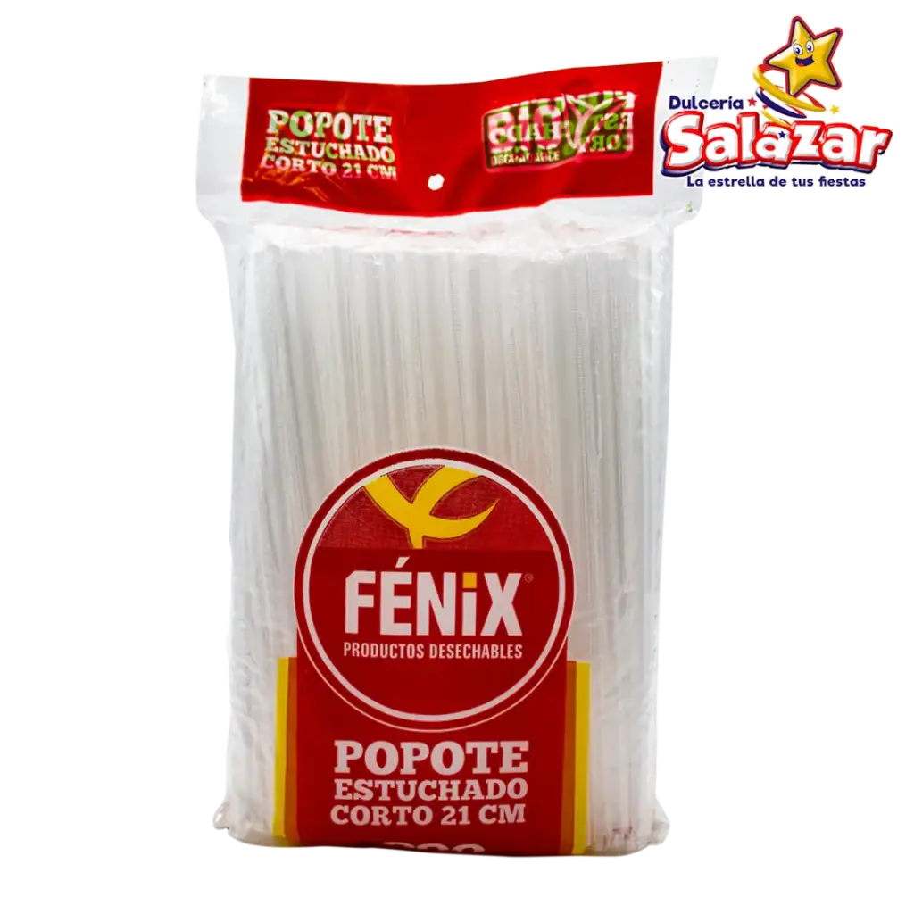 POPOTE FENIX ESTUCHADO BIO CORTO 21 CM FXPO001 -D.200PZ - "C/10/200"