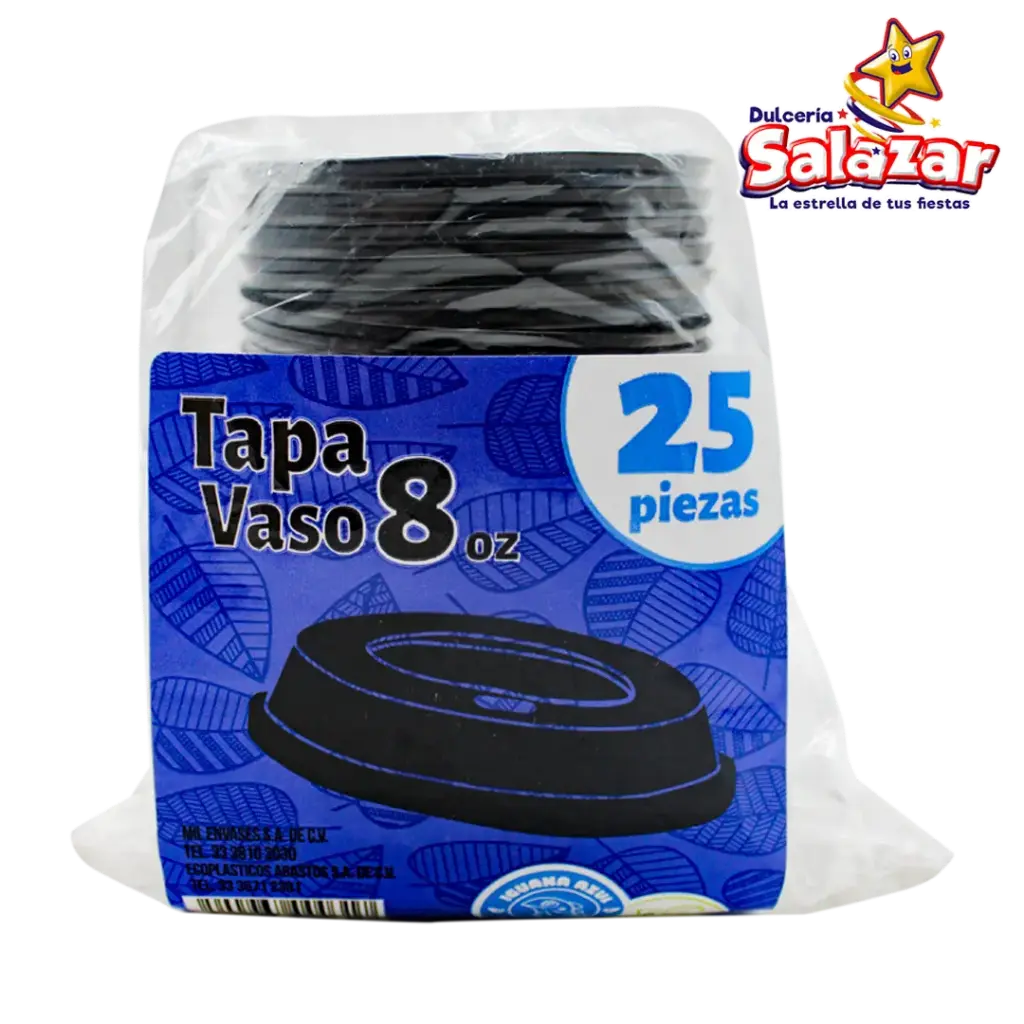 TAPA VIAJERA P/VASO 8 -D.25PZ- "C/20/25"