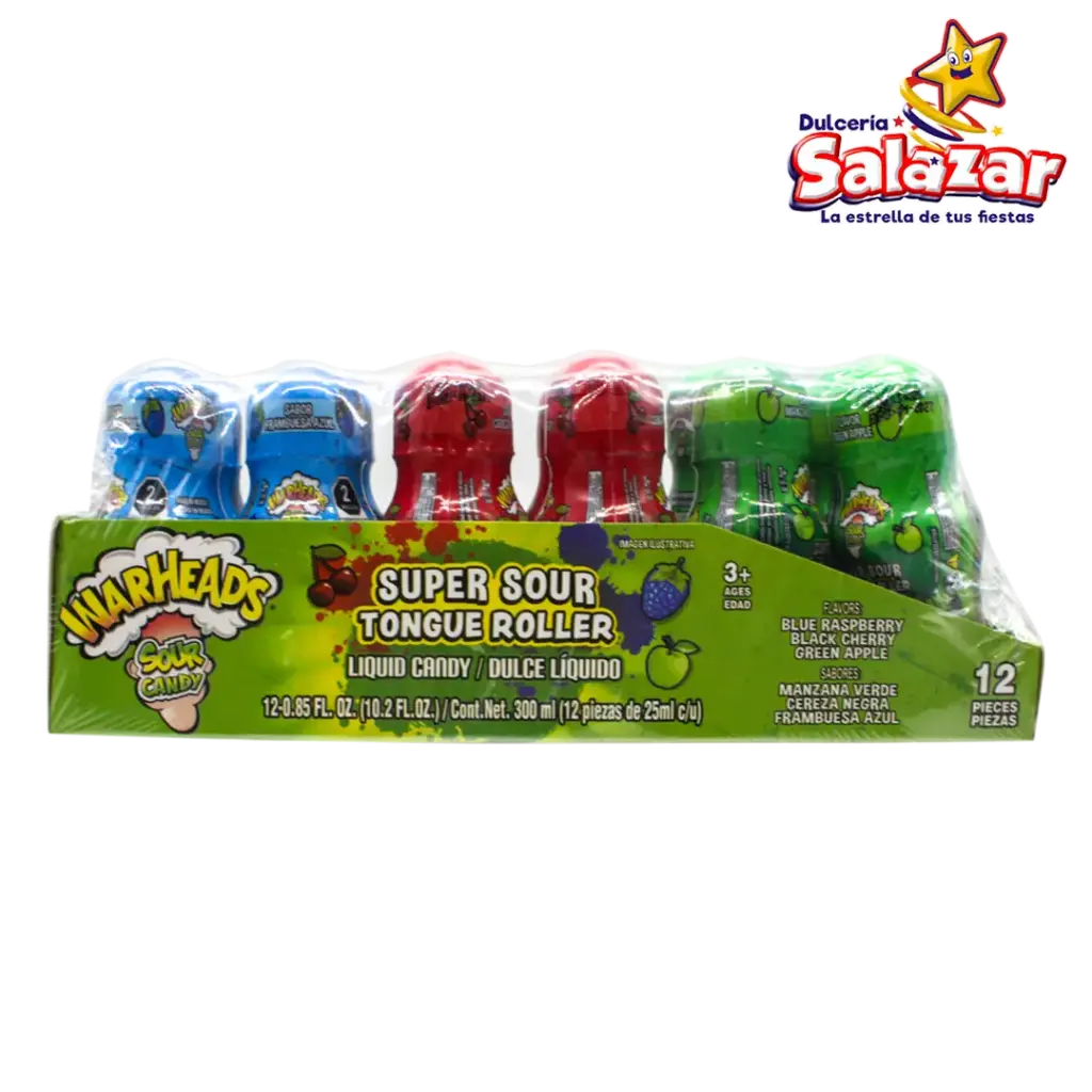 WARHEADS SUPER SOUR BONDY -D.300ML- "C/18/12"     