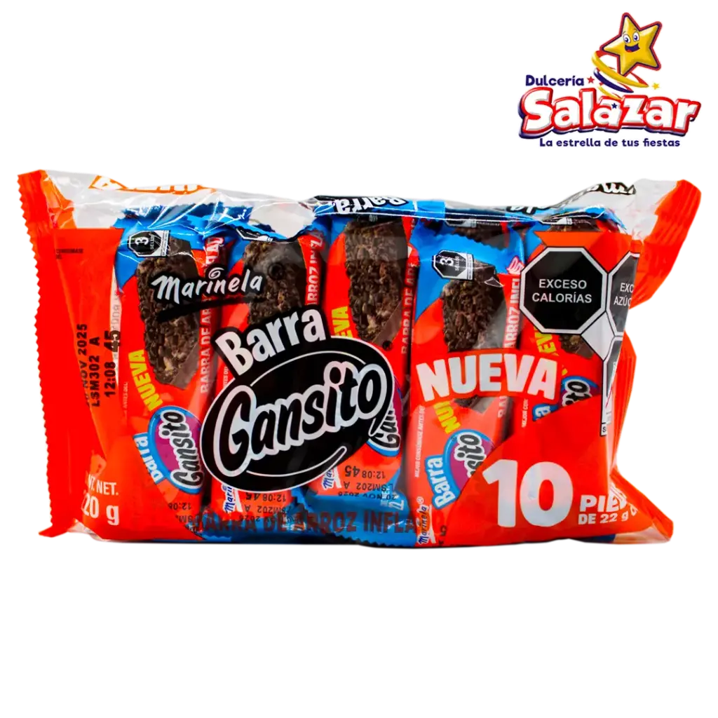 BARRA GANSITO MARINELA -D.220GR- "C/10/10"