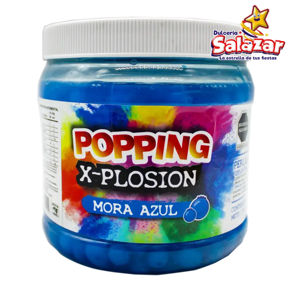 PERLAS EXPLOSIVAS DE MORA AZUL 1KG"C/1/1"