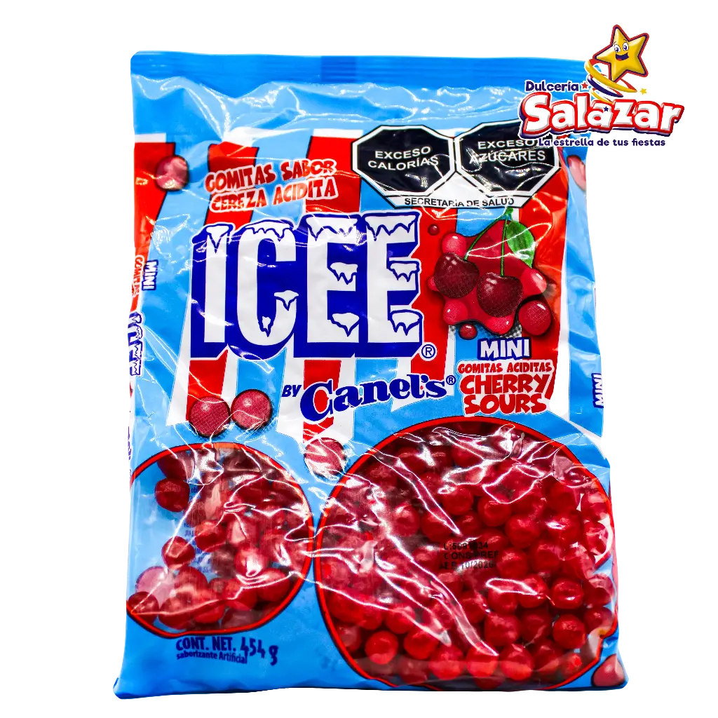 MINI JELLY BEANS CHERRY ICEE CANELS -B.454G - "C/24/1"