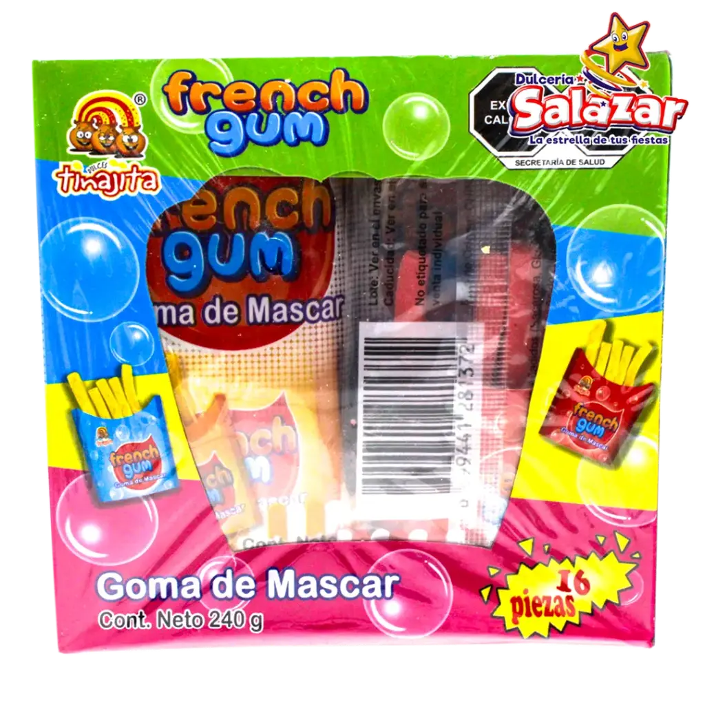[TIN0461] FRENCH GUM TINAJITA  -D.240GR- "C/30/16"