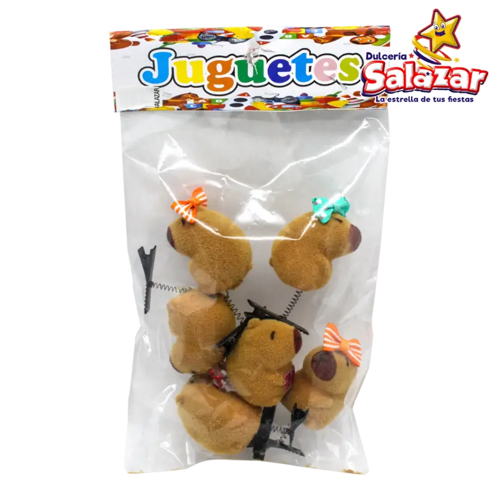 [CONFI0082] JUGUETE CAPIBARA -D.6PZ- "C/24/6"