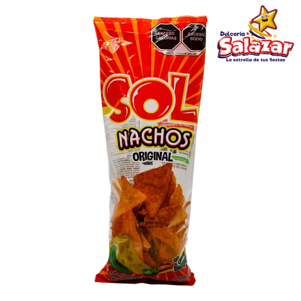 TUBI NACHOS ORIGINAL QUESO JALAPEÑO SOL "C/40/100GR"
