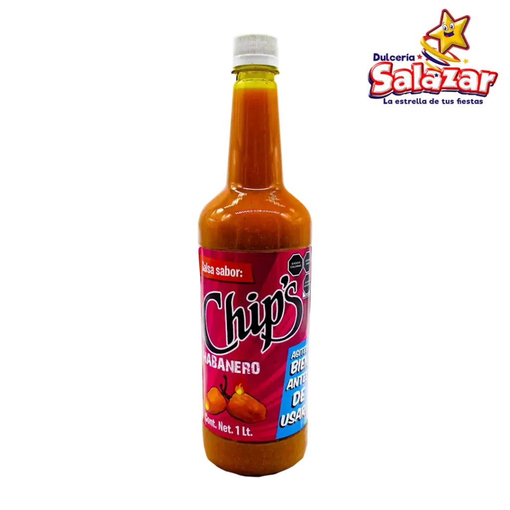 [SCH0007] SALSA ALITAS CHIPS HABANERO 1LT "C/12/1"