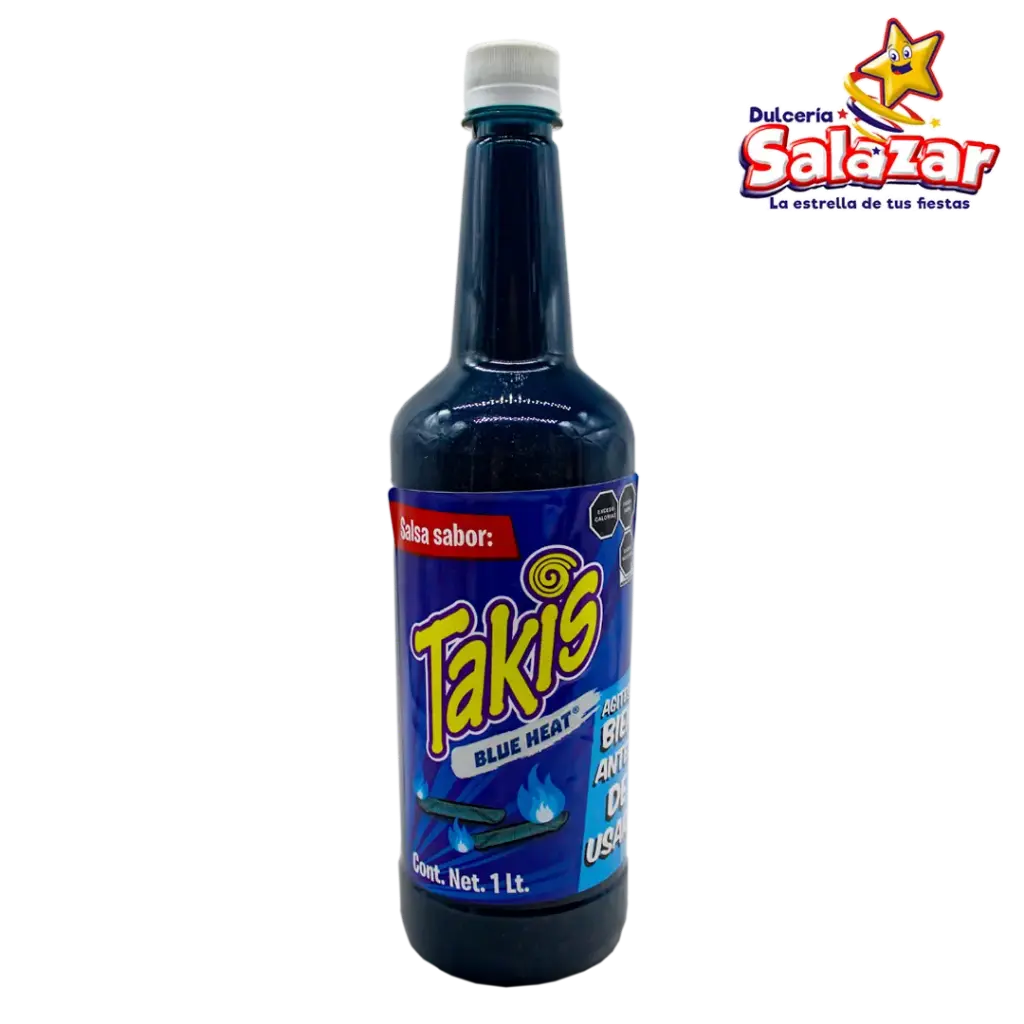 [SCH0014] SALSA ALITAS TAKIS BLUE HEAT AZUL 1LT "C/12/1"