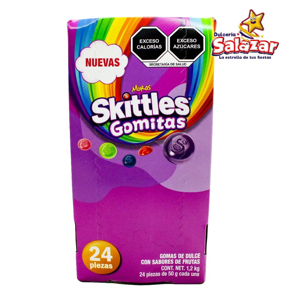 GOMITAS SKITTLES MORA -D.50G- "C/6/24"