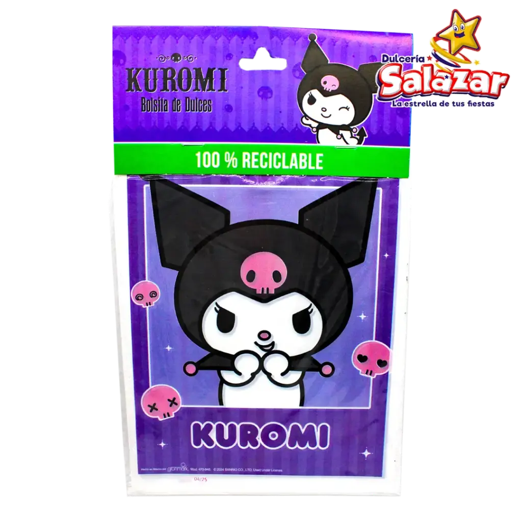 BOLSA P/DULCES KUROMI GRANMARK -B.25PZA- "C/6/25"    