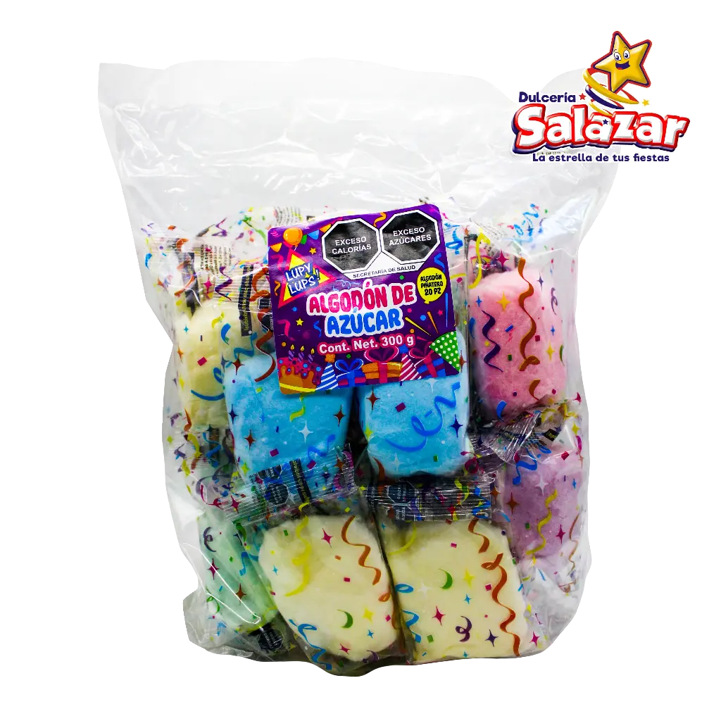 ALGODON AZUCAR SURTIDO -B.300GR- "C/12/20"