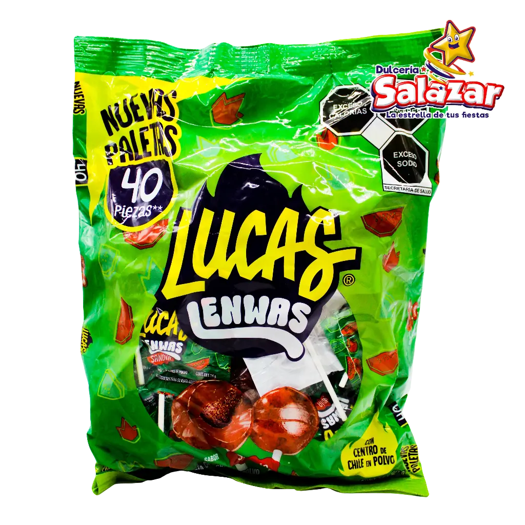 PALETA LUCAS LENWAS SANDIA -B.40PZ- "C/12/40"